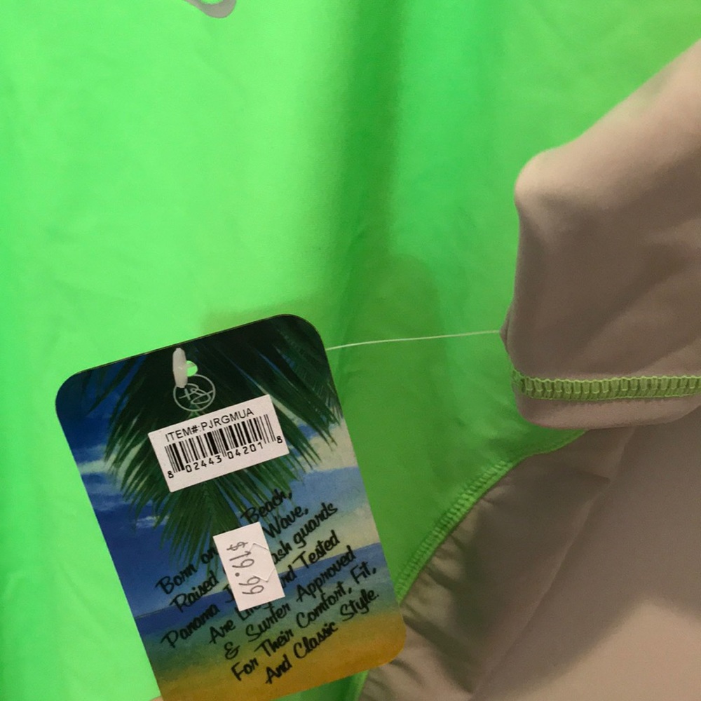 NWT: Neon Green Rashguard - Picture 4 of 4